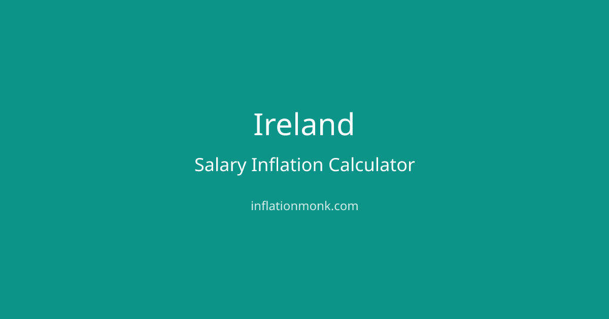 Ireland Salary Inflation Calculator | InflationMonk